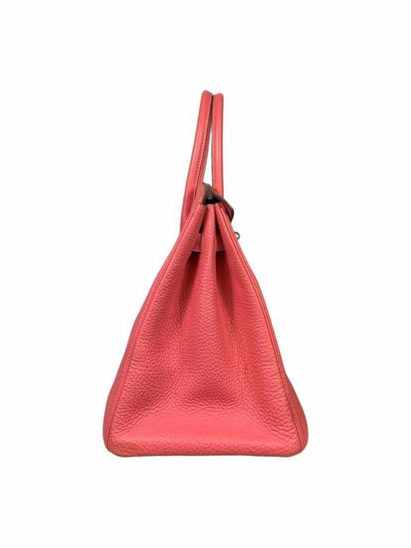 Hermes 2013 Rose Lipstick Veau Togo Birkin 35 - Image 2