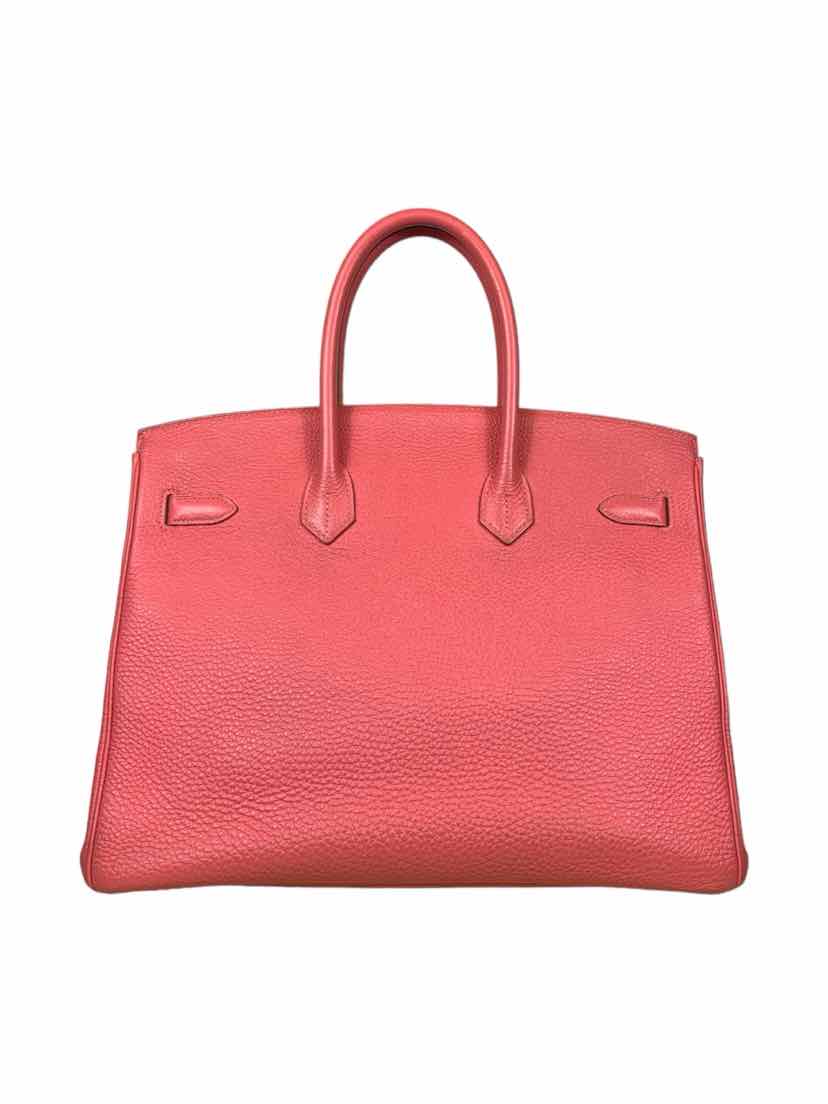 Hermes 2013 Rose Lipstick Veau Togo Birkin 35 - Image 3