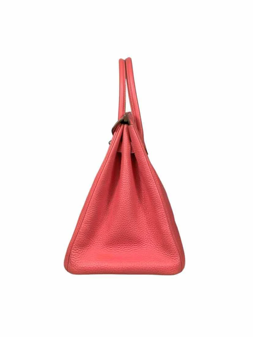 Hermes 2013 Rose Lipstick Veau Togo Birkin 35 - Image 4