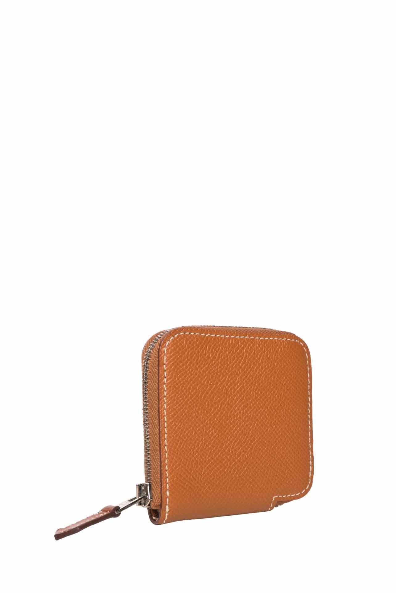 Hermes 2018 Epsom Silk' In Compact Coin Purse - Image 2