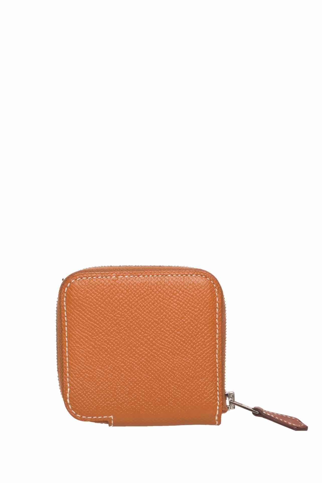 Hermes 2018 Epsom Silk' In Compact Coin Purse - Image 3
