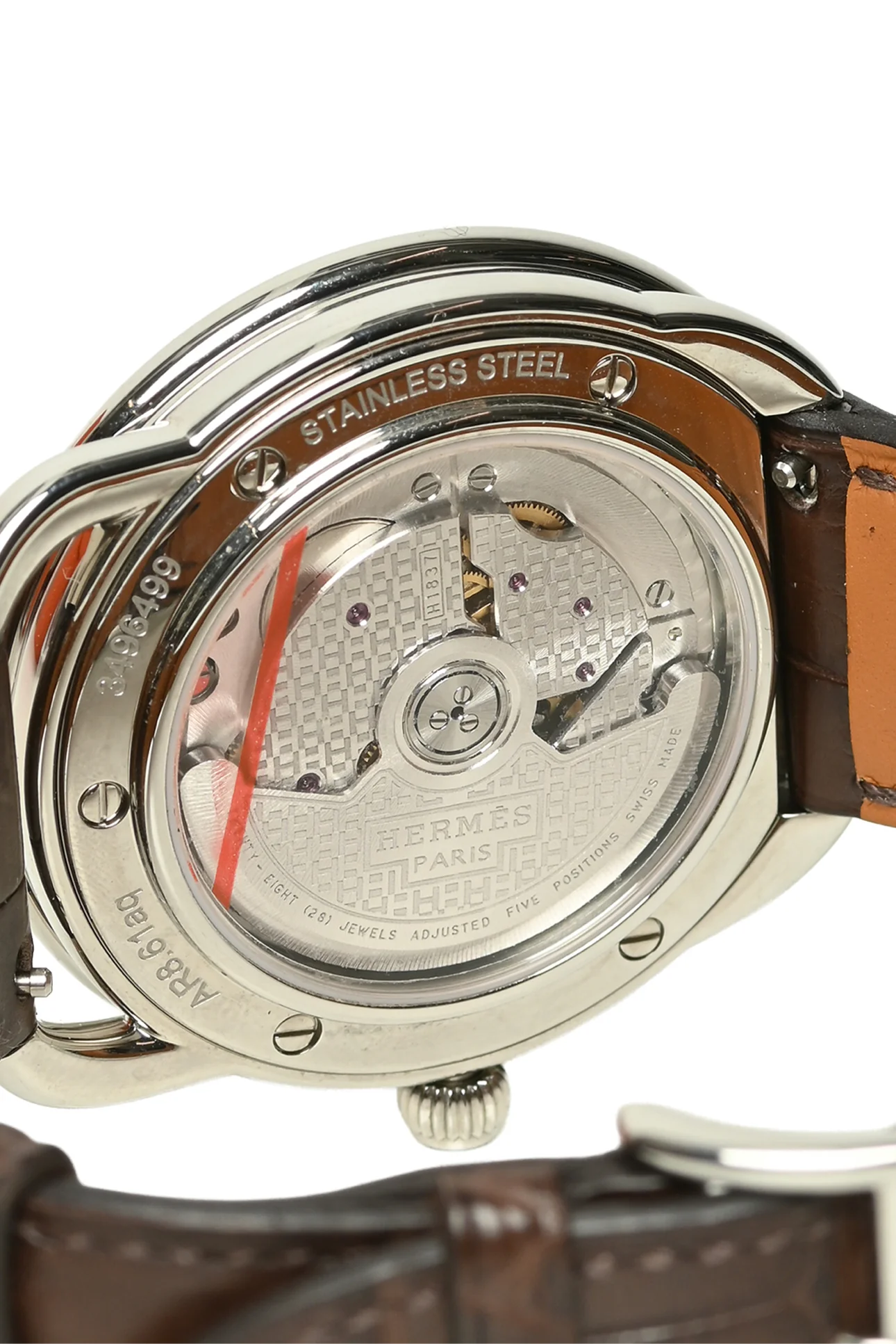 Hermes 2025 Alligator Strap Stainless Steel Arceau 40MM Automatic Watch - Image 4