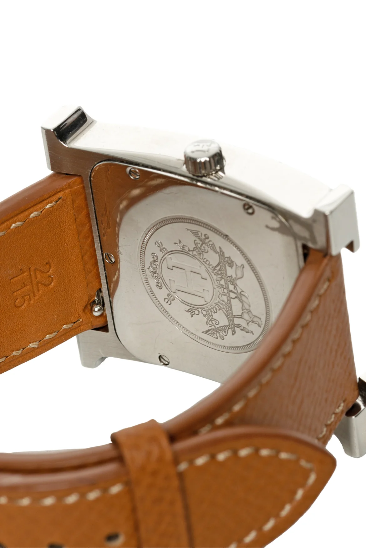 Hermes 30mm Medium Model Heure H Mother Of Pearl & Diamond Watch - Image 3