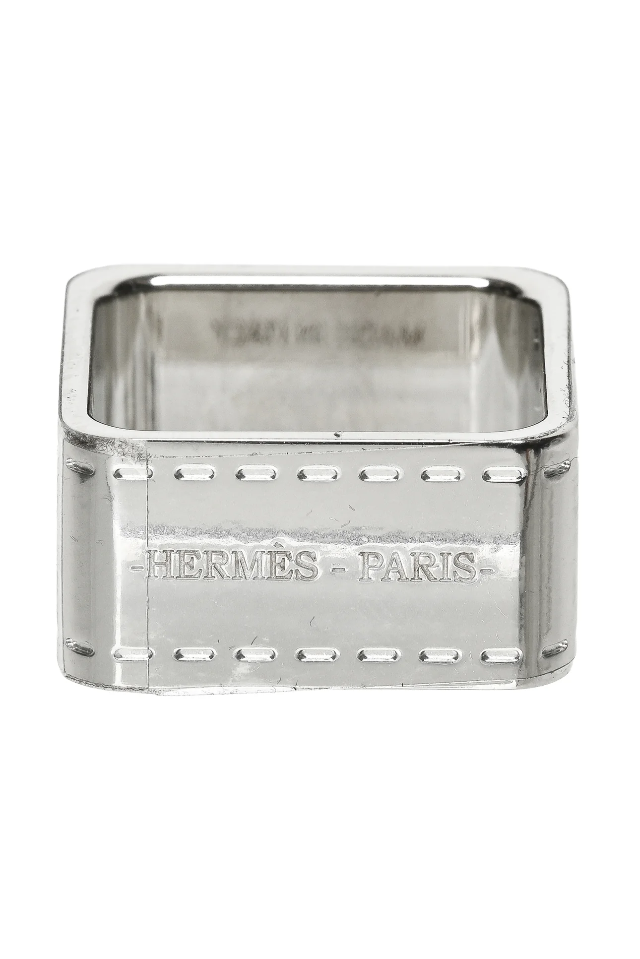 Hermes Bolduc 90 Square Scarf Ring - Image 3