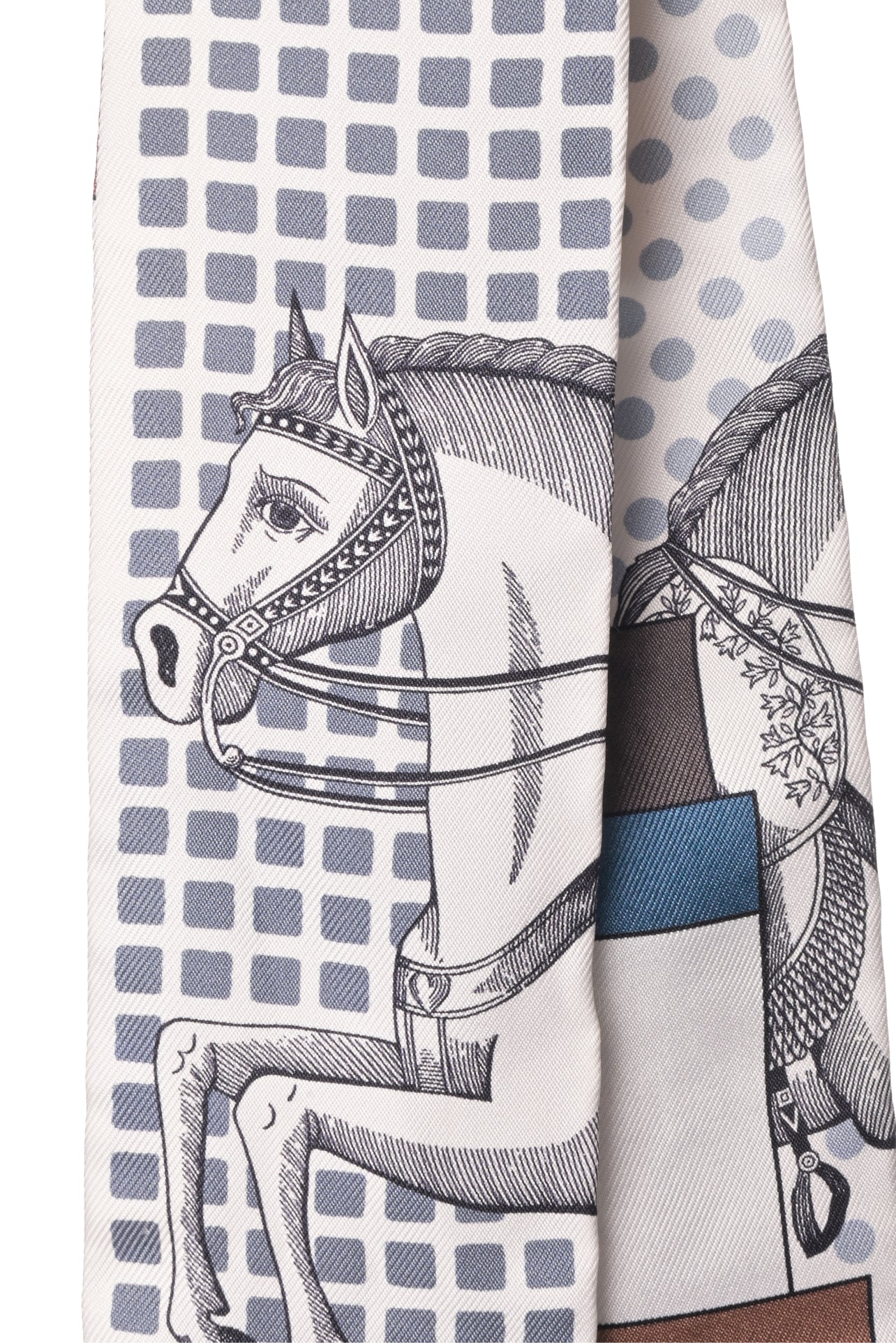Hermes Cavalier En Formes Silk Twilly Scarf - Image 4