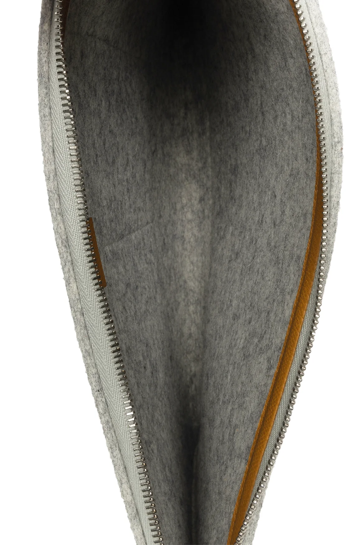 Hermes Felt Epsom Colorblock Toodoo 37 Zip Pouch Clutch - Image 6