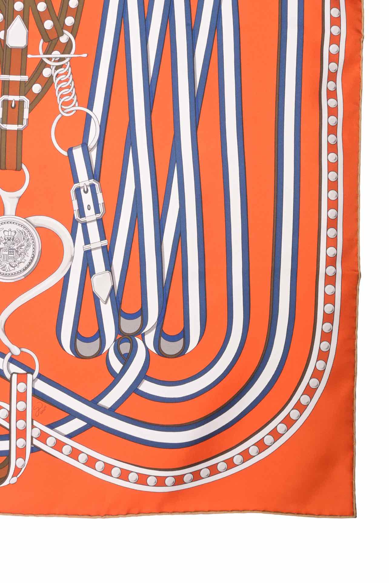 Hermes Grand Tralala Silk Twill Square Scarf - Image 2