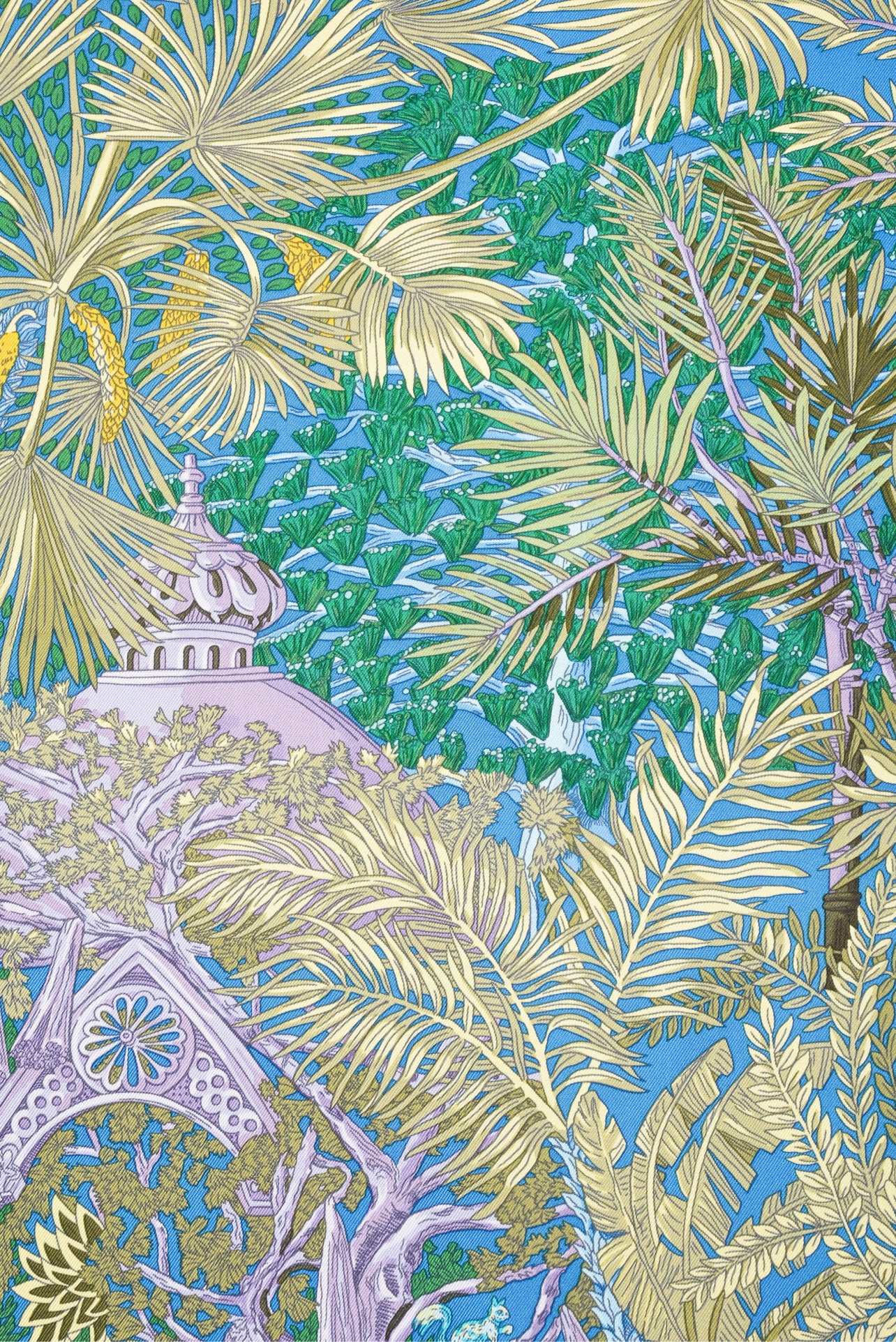 Hermes Jardin a Sintra Silk Scarf - Image 3