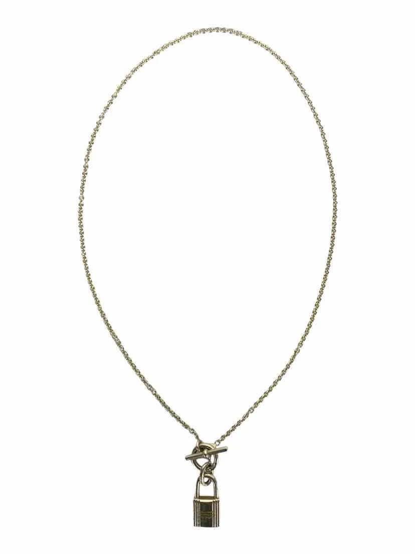 Hermes Kelly Toggle Cadenas Pendant Necklace - Image 2