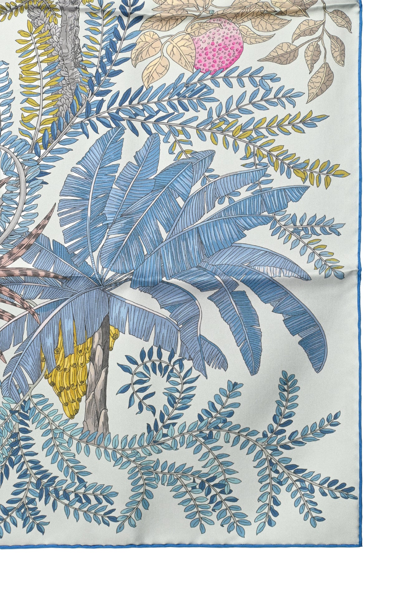 Hermes Le Jardin Des Peintres Double-Sided Silk Square Scarf 90