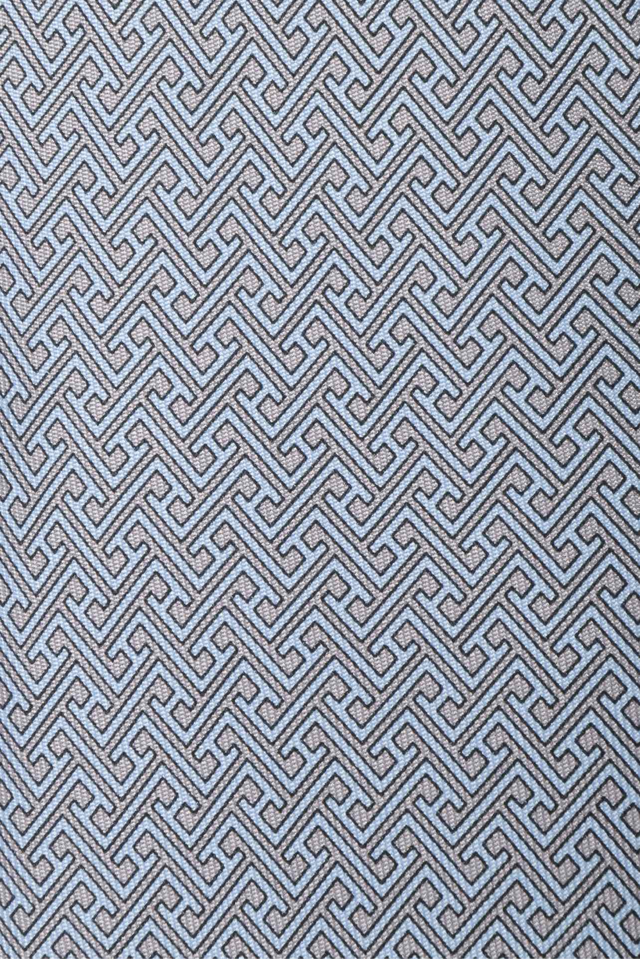 Hermes Men's Faconne H Logo Silk Tie - Image 4