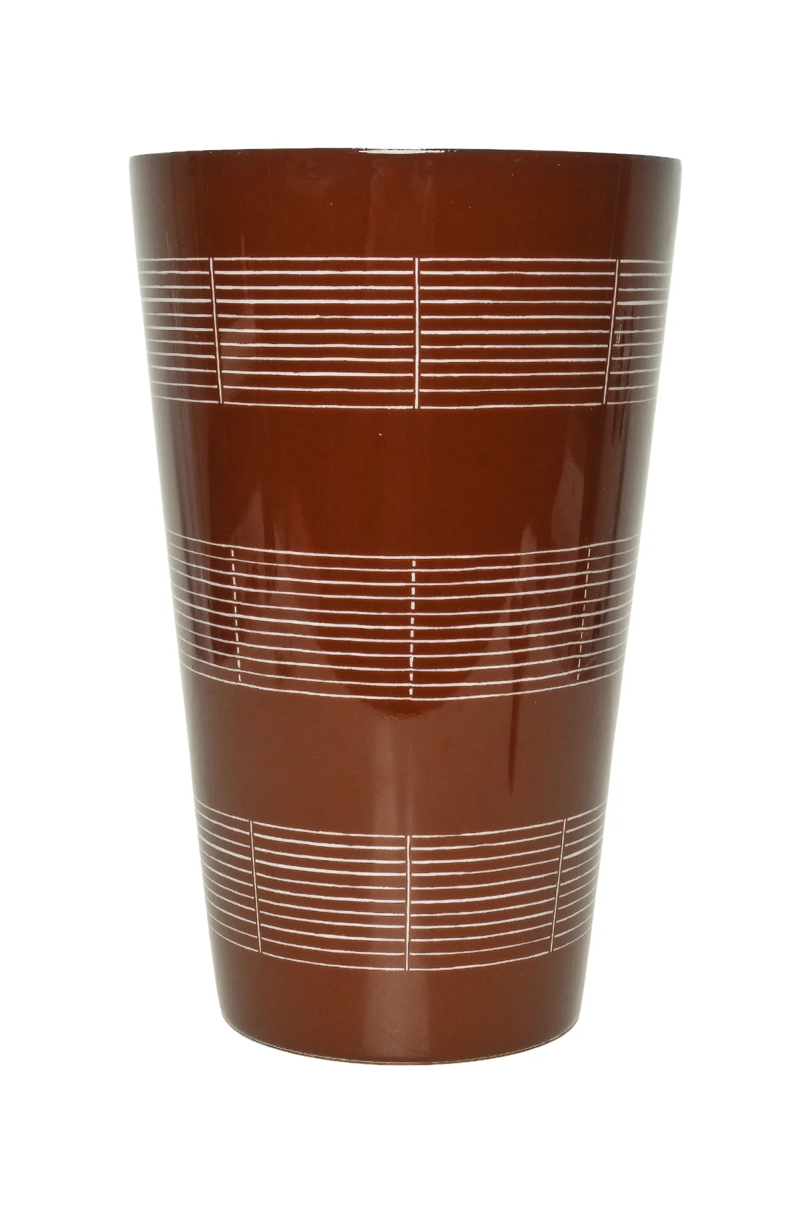 Hermes Perimetre Striped High Vase