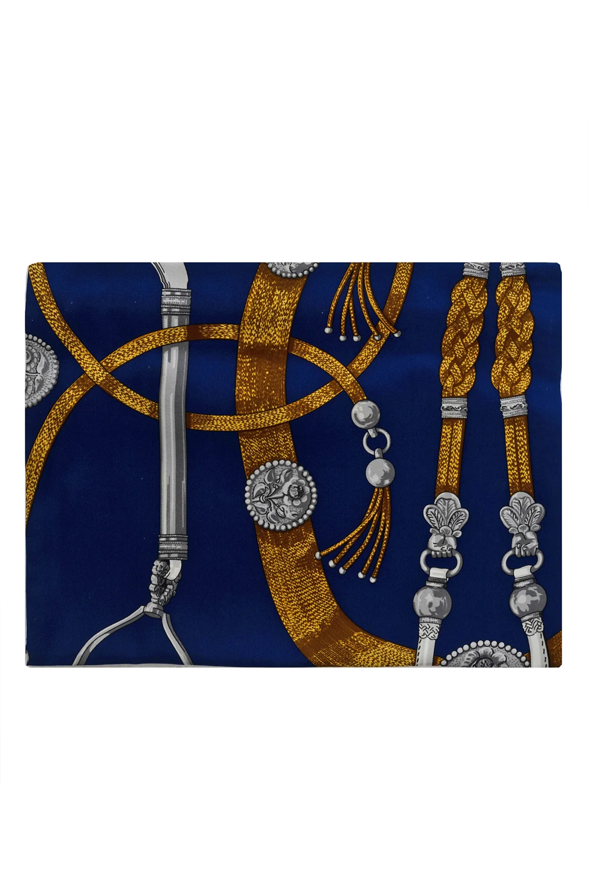 Hermes Relaxed Silk Guacho Print Pouch - Image 2