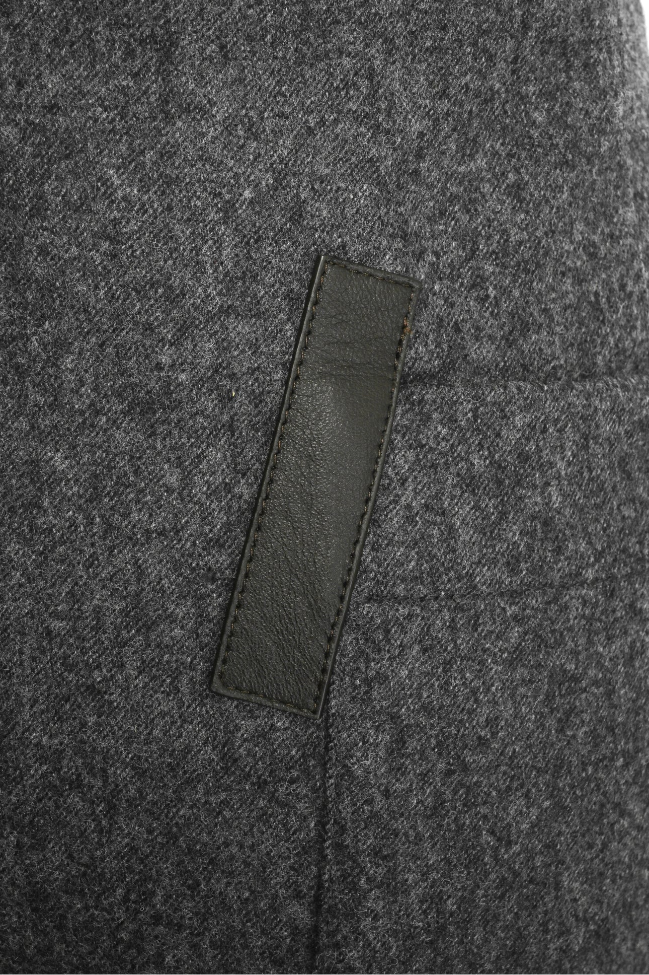Hermes Size 34 Men's Lambskin Detailed Wool Pants - Image 3