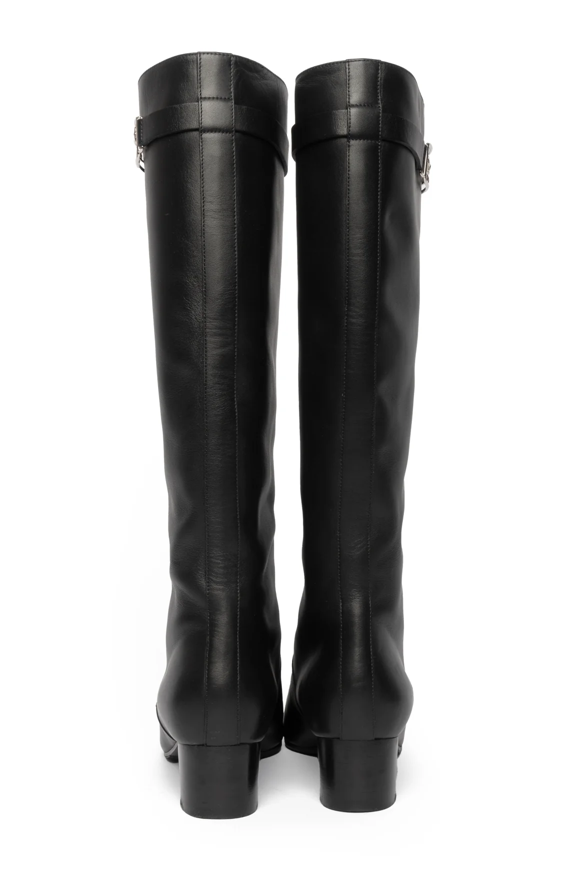 Hermes Size 36 Caleche Buckle Leather Riding Boots - Image 4