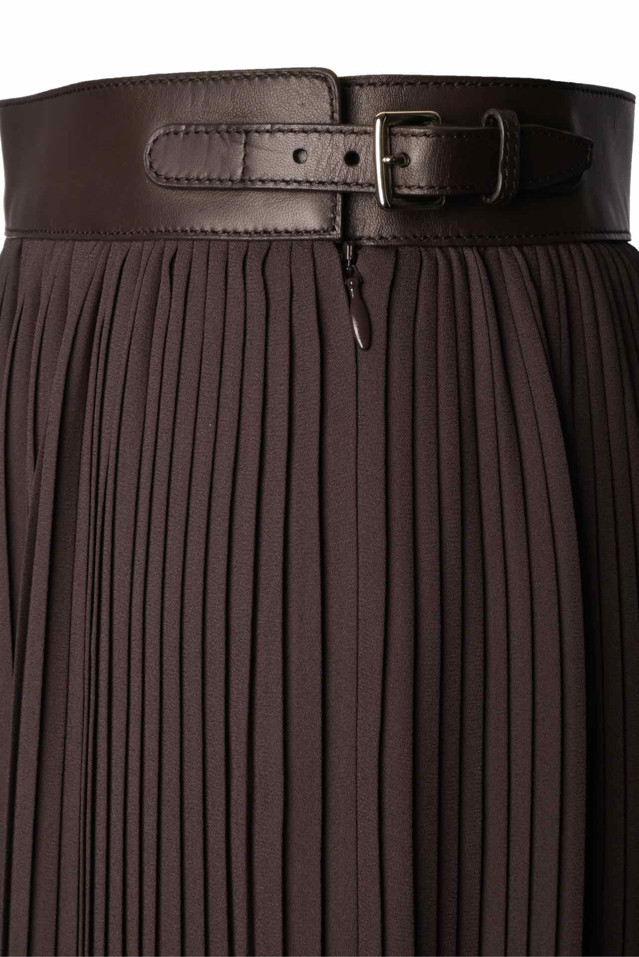Hermes Size 36 Pleated Midi Skirt - Image 3