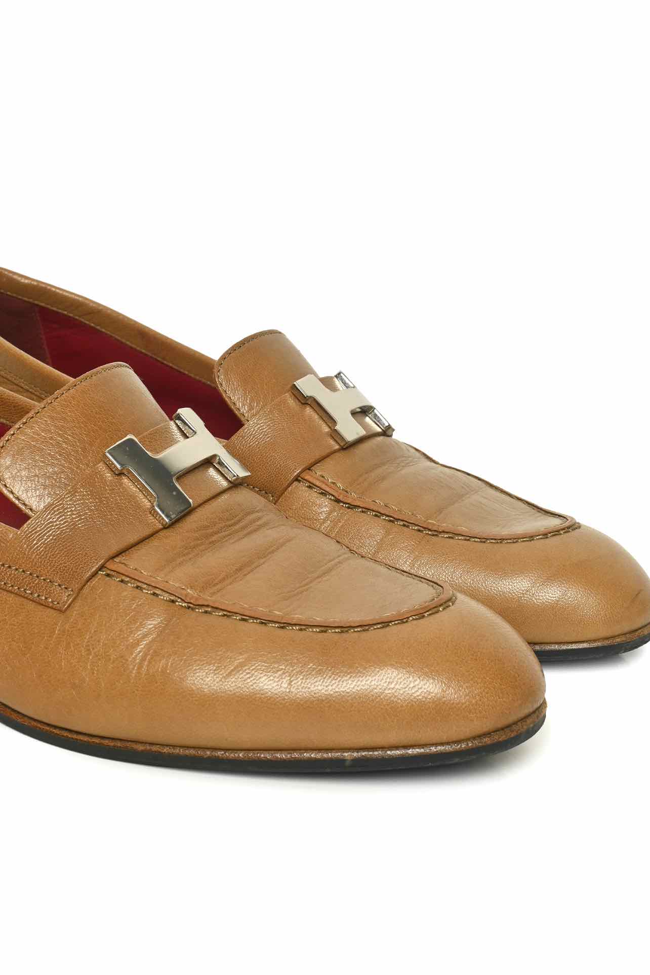 Hermes Size 38 Paris Loafers - Image 5
