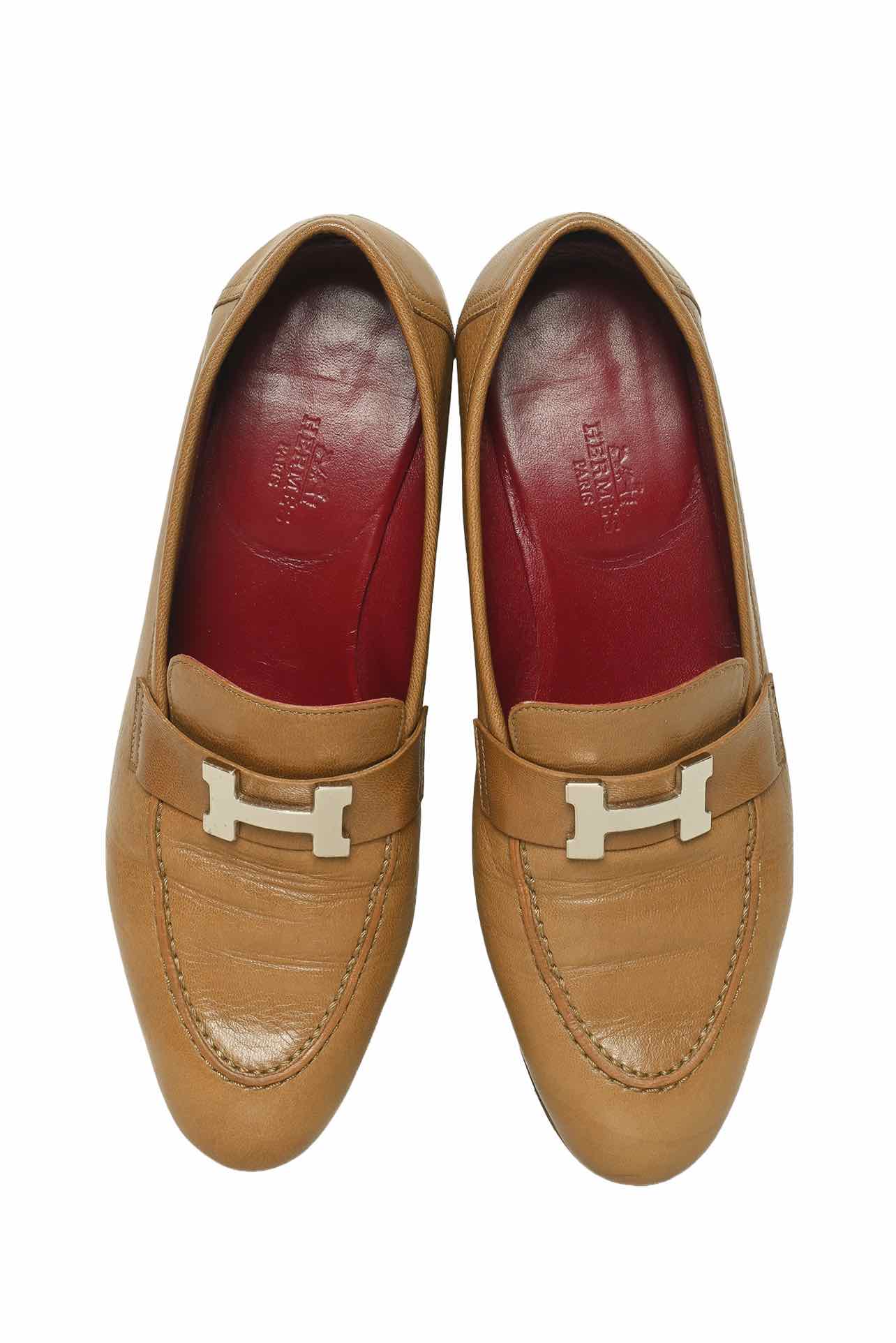 Hermes Size 38 Paris Loafers - Image 6