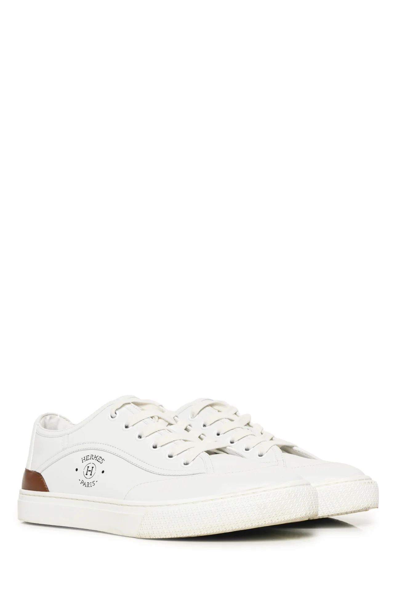 Hermes Size 39 Calfskin Leather Get Sneaker - Image 2