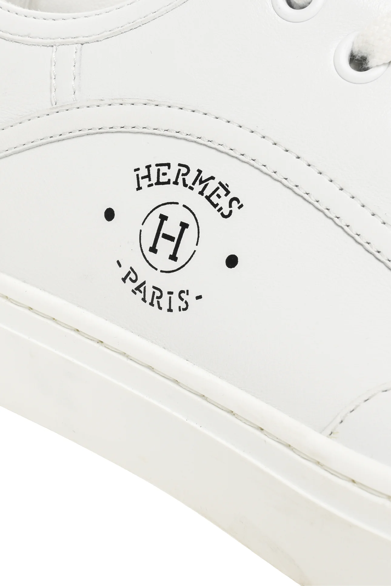 Hermes Size 39 Calfskin Leather Get Sneaker - Image 5