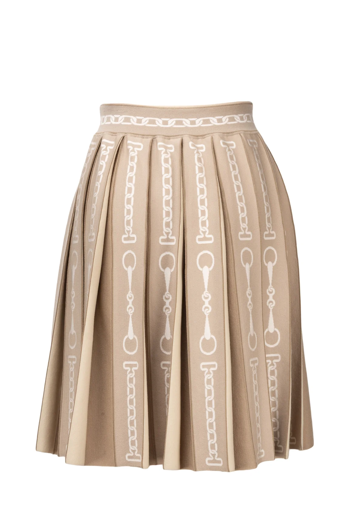 Hermes Size 6 "Effet Kaleidoscope" Pleated Mini Skirt - Image 2