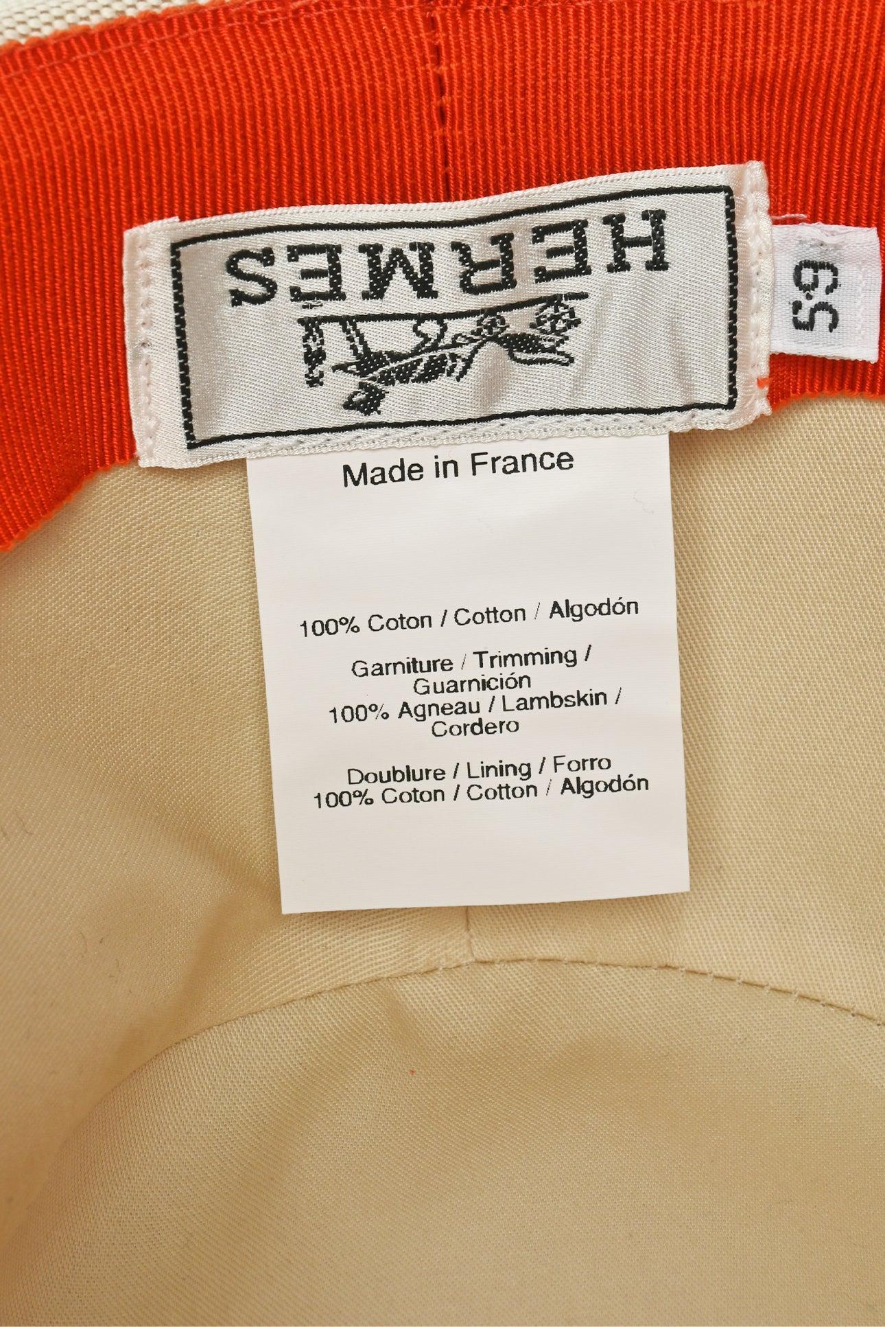 Hermes Size M Ossie Fedora Hat - Image 4