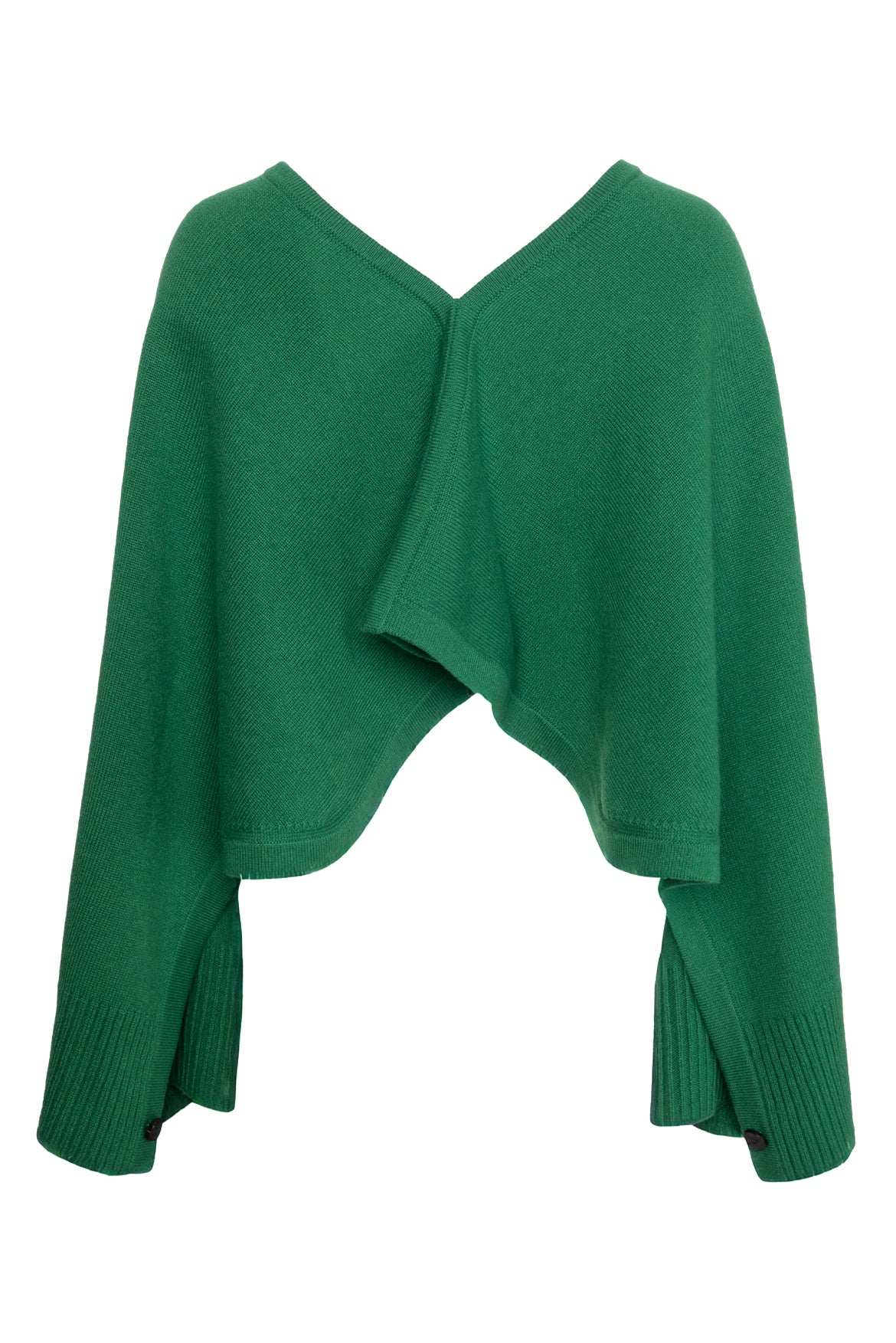 Hermes Size OS Cashmere Poncho Sweater - Image 2