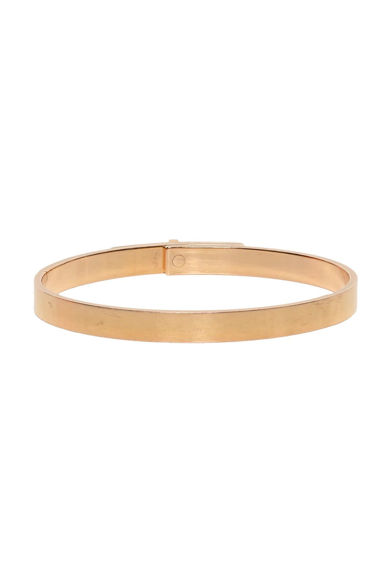 Hermes Size SH 2023 18K Rose Gold Kelly Diamond Bracelet - Image 2