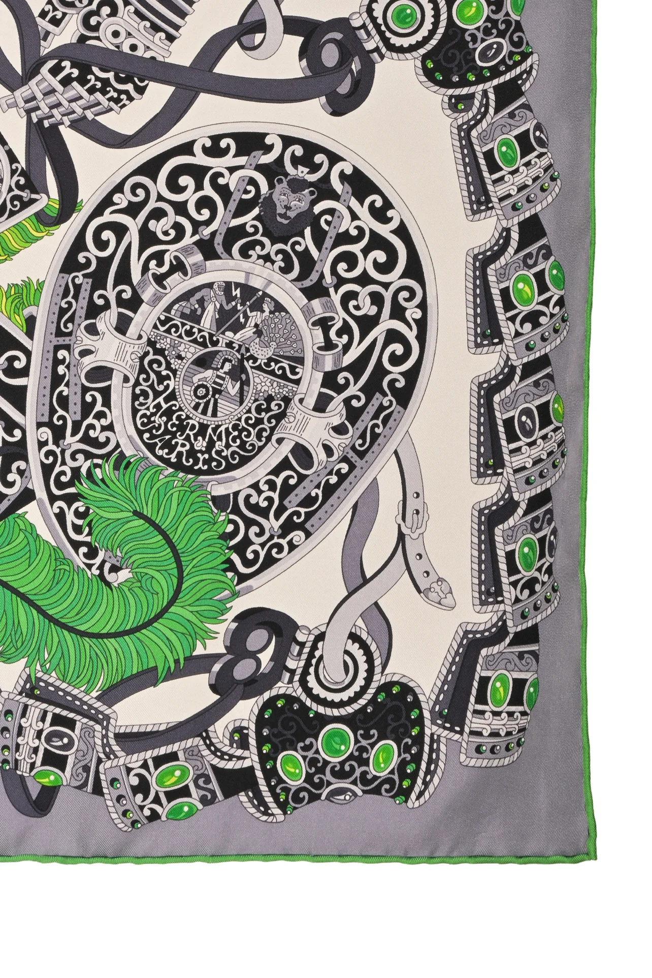 Hermes Sous L'Egide de Mars Silk Scarf - Image 2