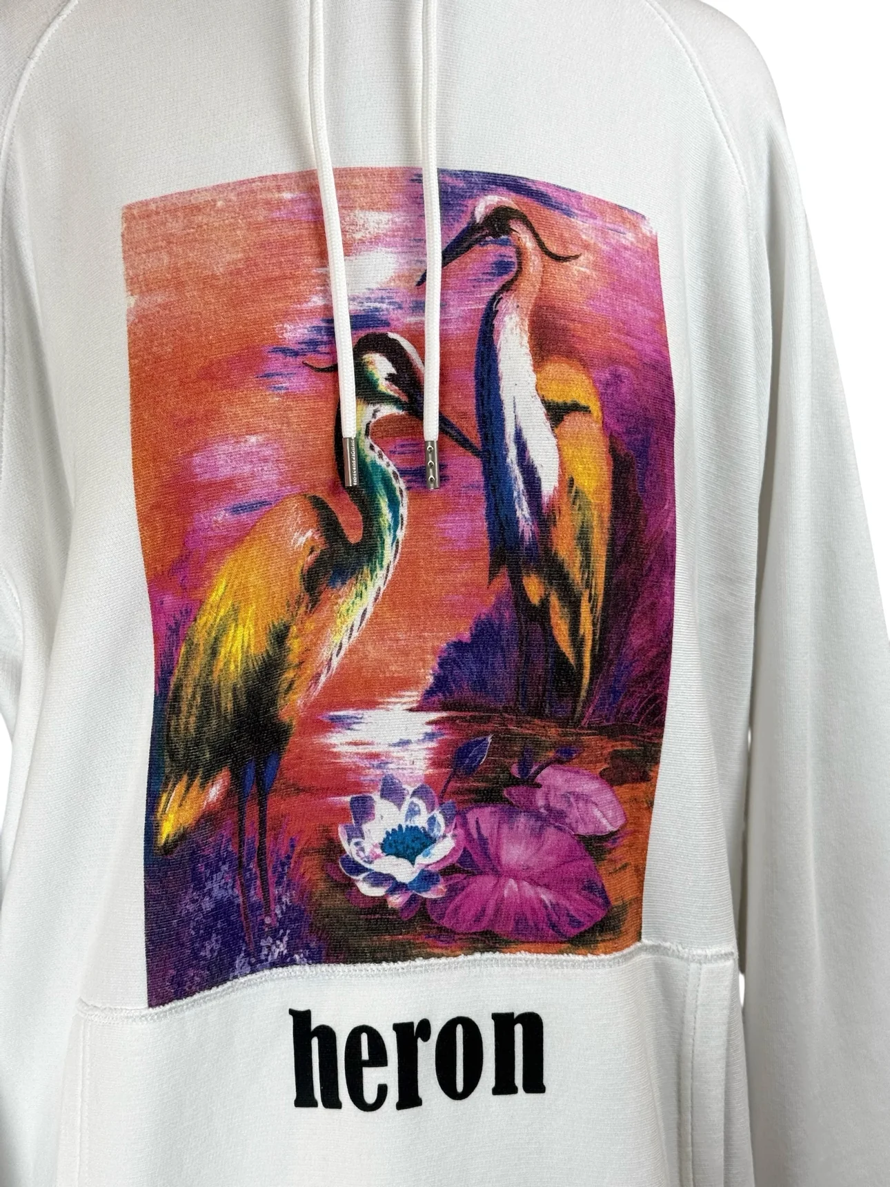 Heron Preston Size L Printed Aironi Raglan Men's Hoodie - Image 3