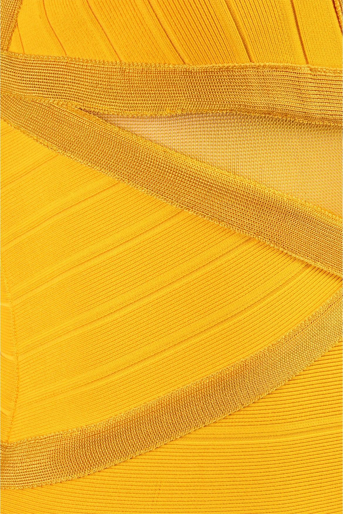 Herve Leger Size M Sunshine Bandage Dress - Image 3