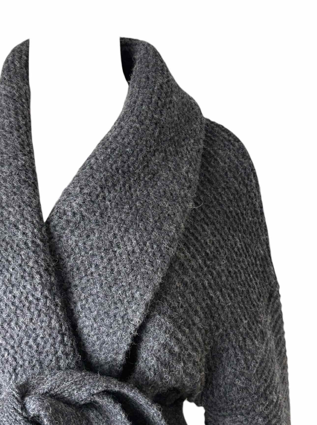 Ichi Antiquities Size OS Long Wool Belted Cardigan - Image 3