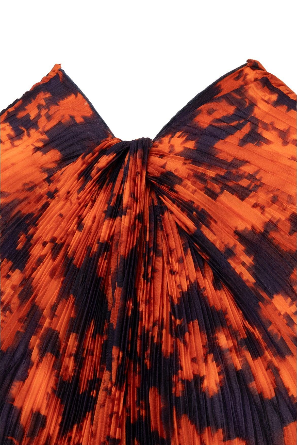 INSAHDE Size M Pleated Floral Dress - Image 3
