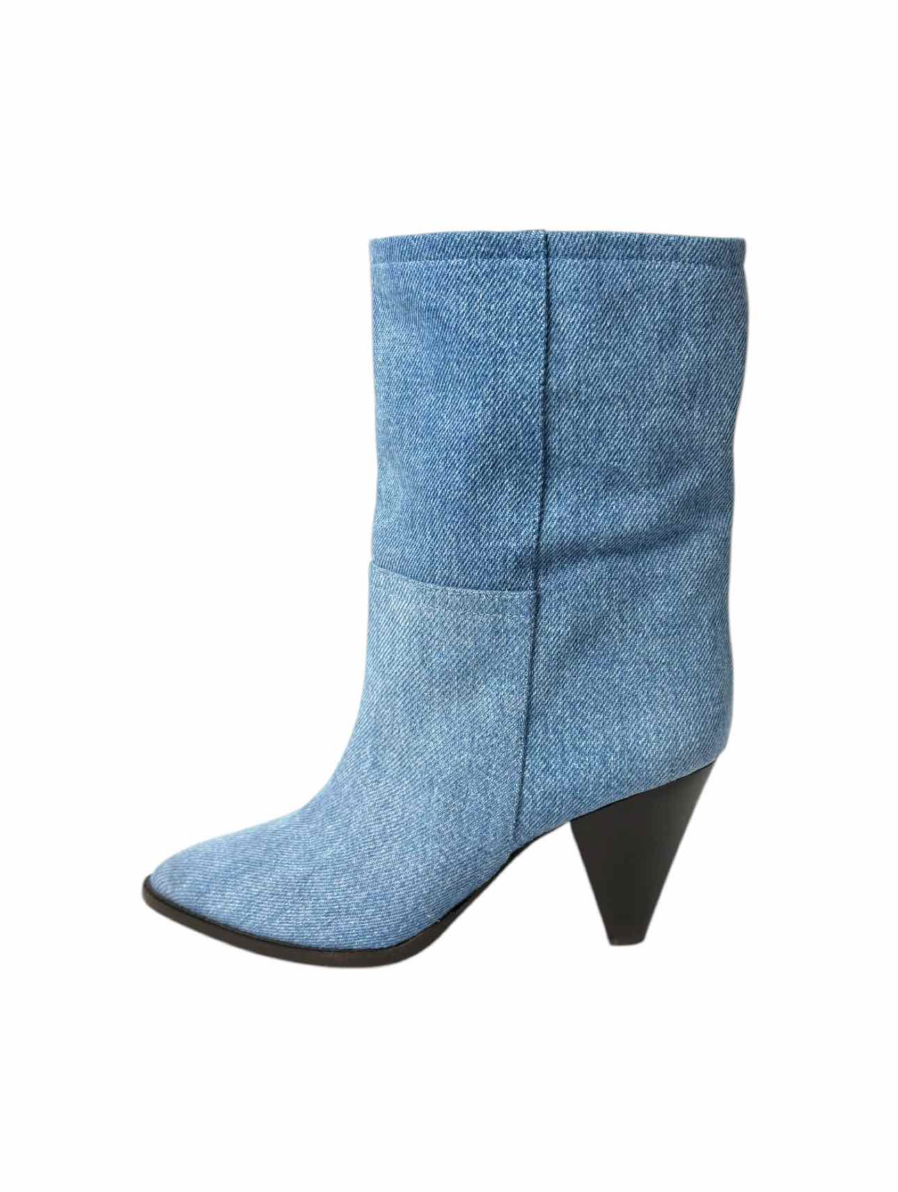 Isabel Marant Denim Ankle Boots - Image 3