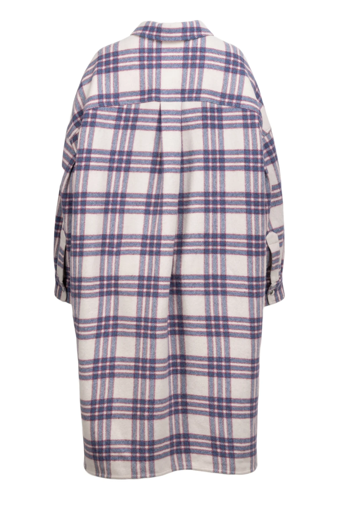 Isabel Marant Etoile Size 1 Fontia Long Plaid Shacket - Image 2