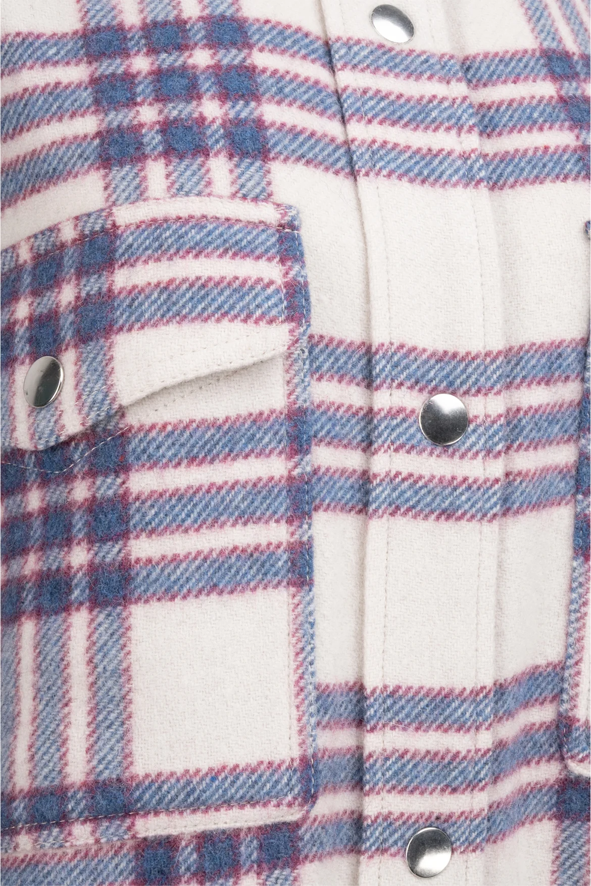 Isabel Marant Etoile Size 1 Fontia Long Plaid Shacket - Image 3