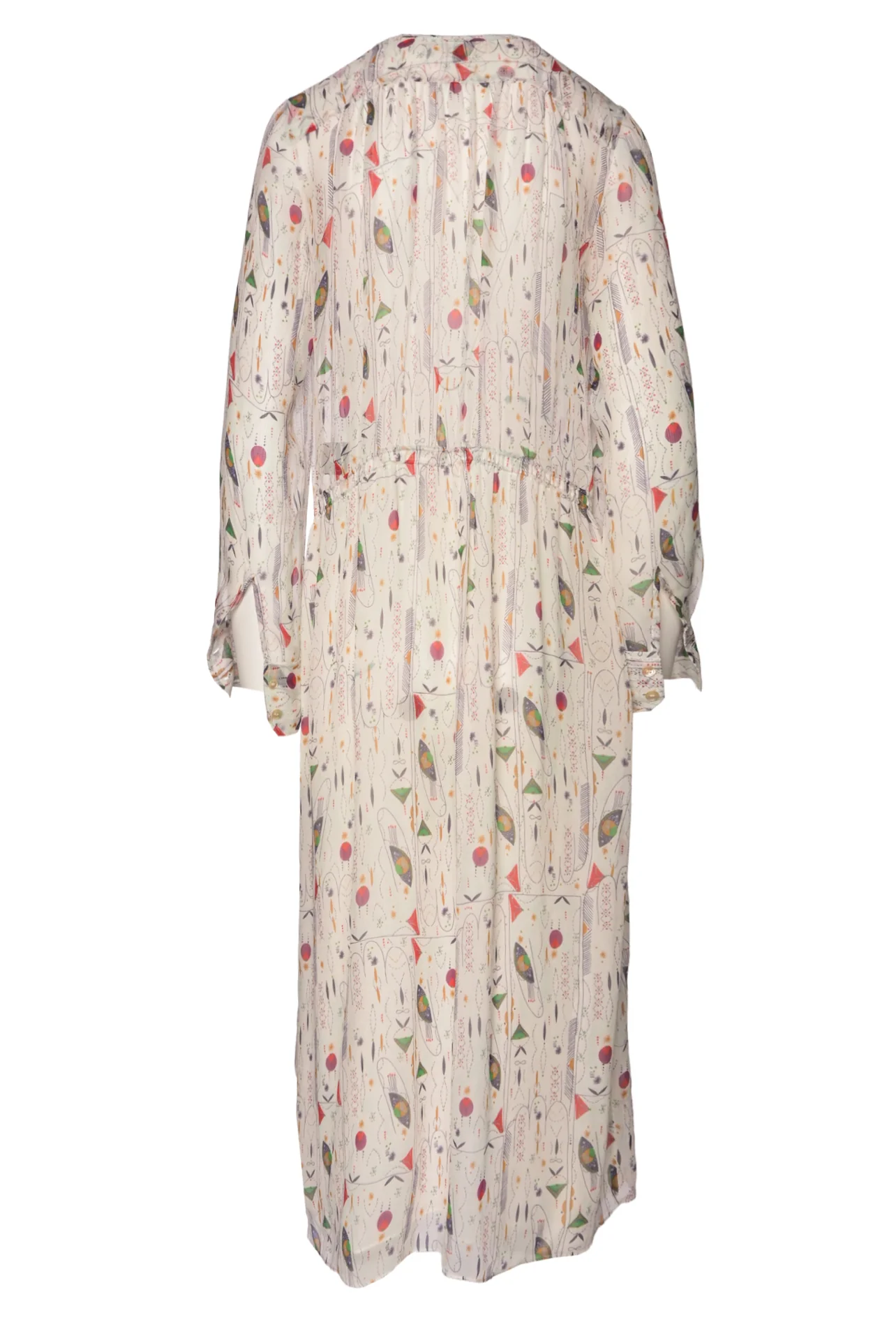 Isabel Marant Etoile Size 34 Baphir Print Silk Dress - Image 2
