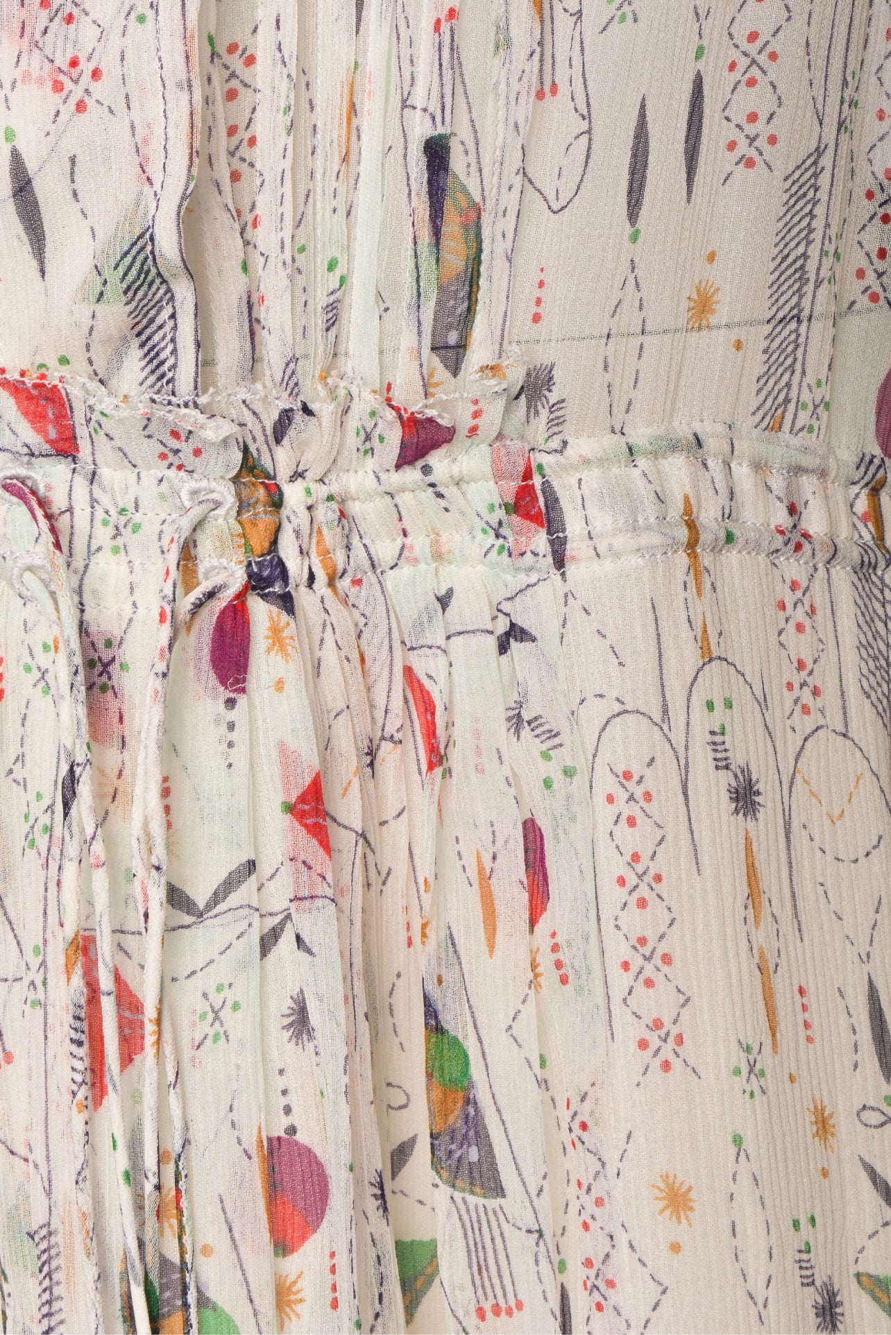 Isabel Marant Etoile Size 34 Baphir Print Silk Dress - Image 3