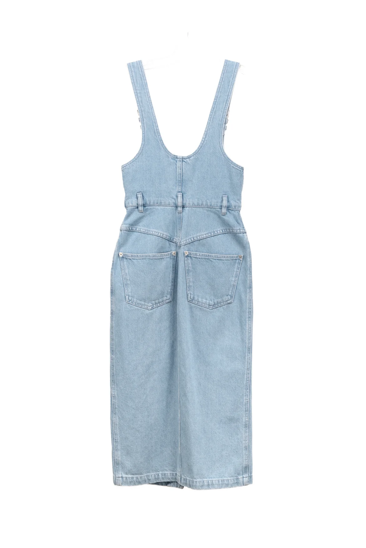 Isabel Marant Etoile Size 34 Filipine Denim Dress - Image 2