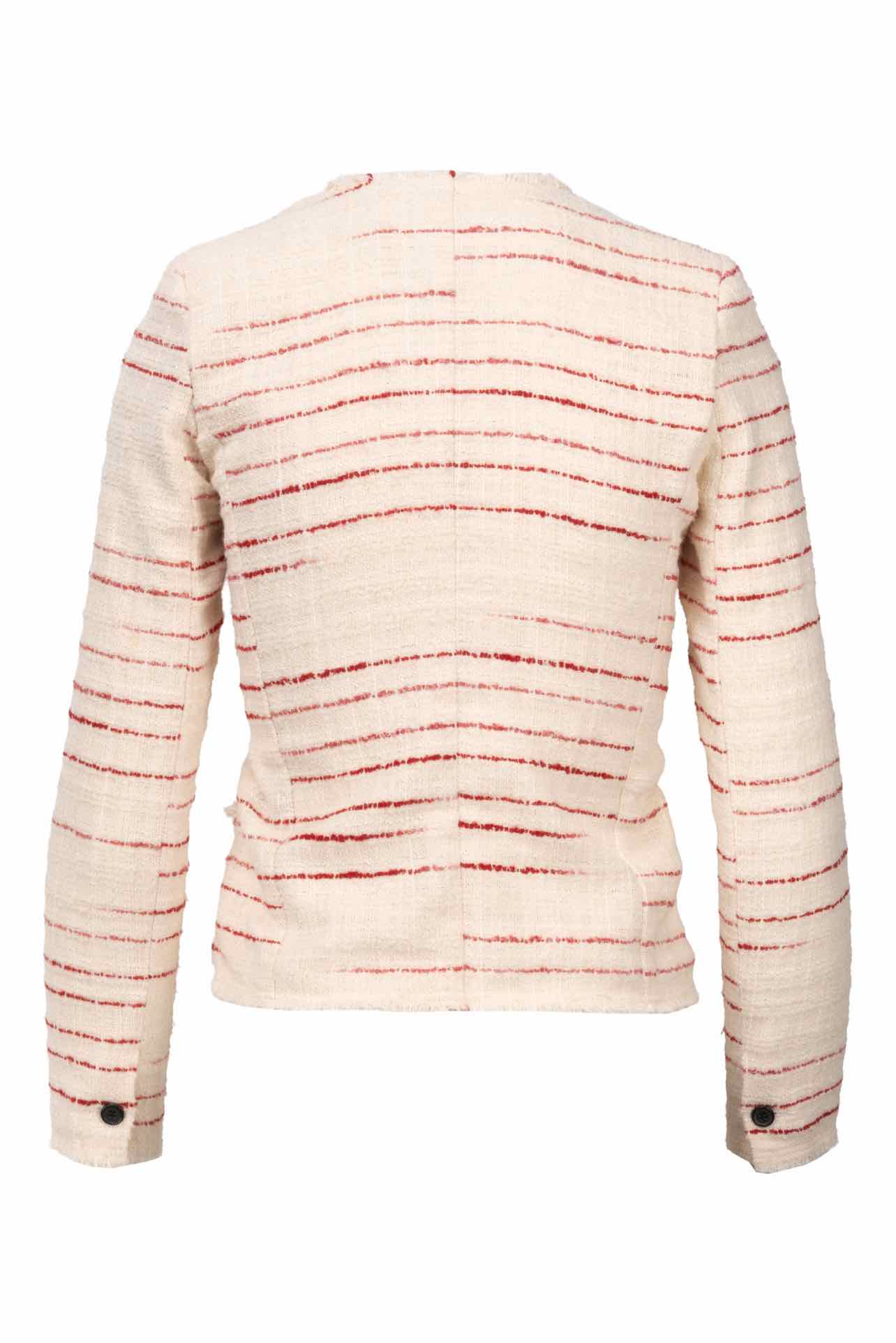 Isabel Marant Etoile Size 34 Glenn Striped Tweed Jacket - Image 2