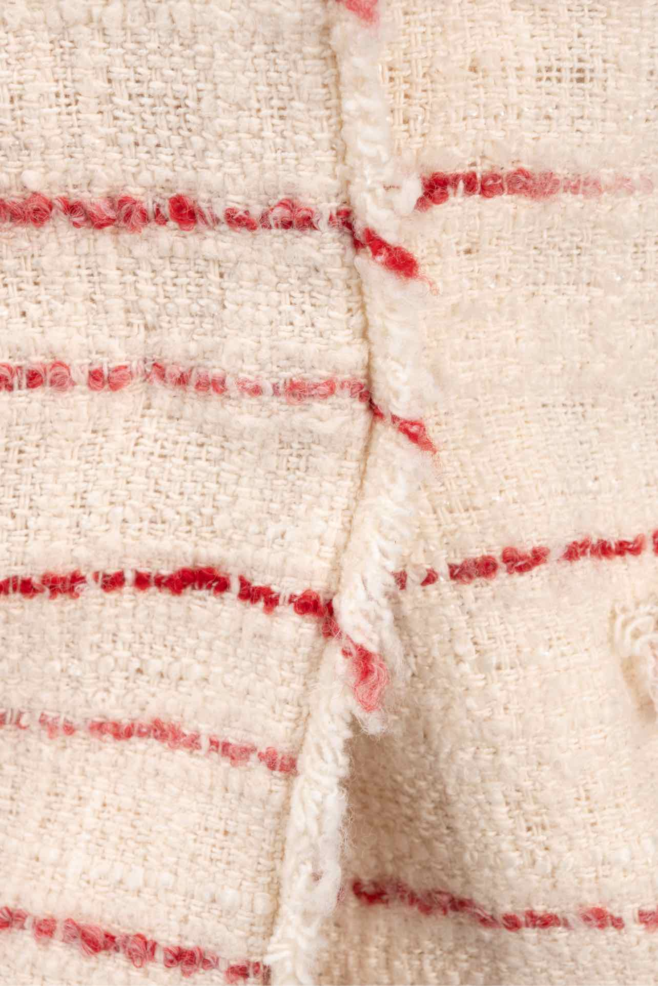 Isabel Marant Etoile Size 34 Glenn Striped Tweed Jacket - Image 3