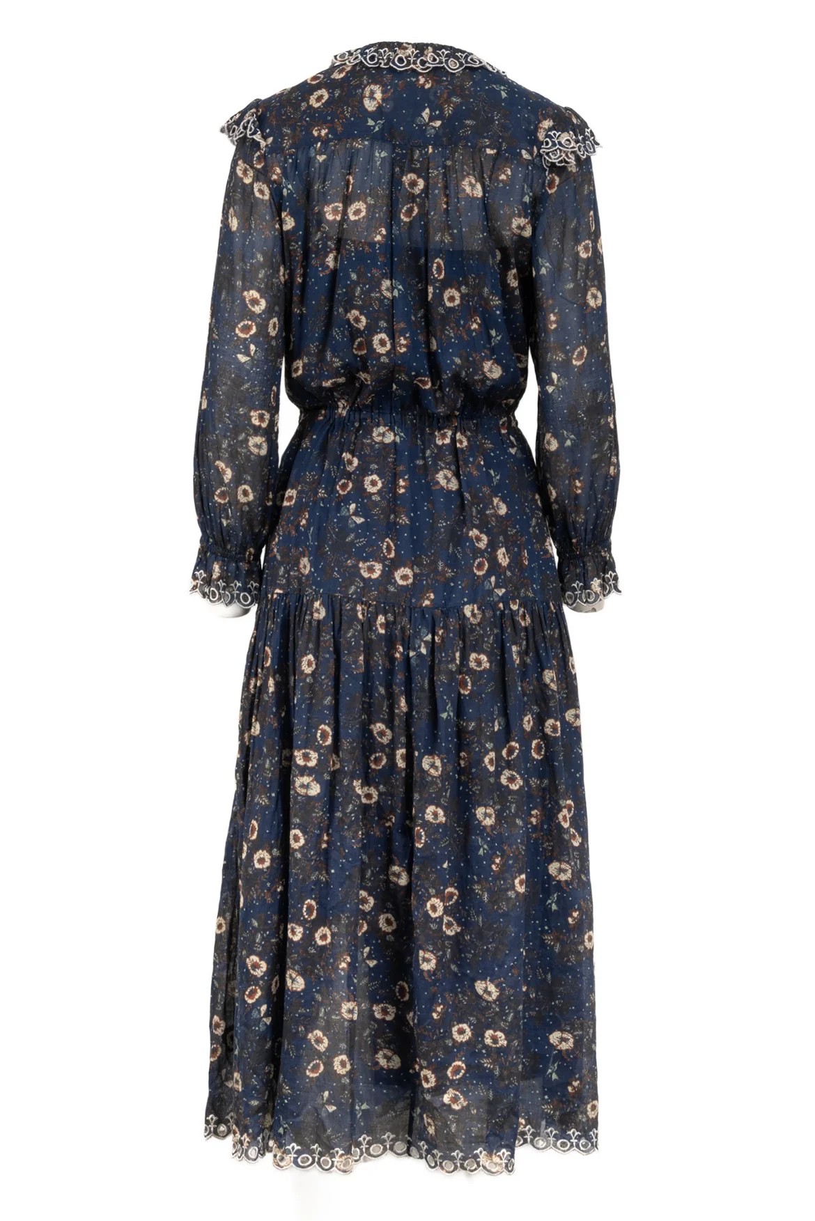 Isabel Marant Etoile Size 36 Eyelet Trim Maxi Dress - Image 2