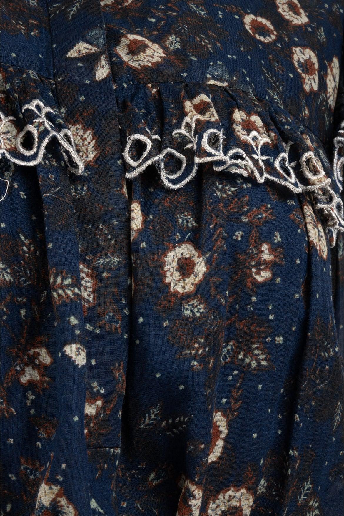 Isabel Marant Etoile Size 36 Eyelet Trim Maxi Dress - Image 3