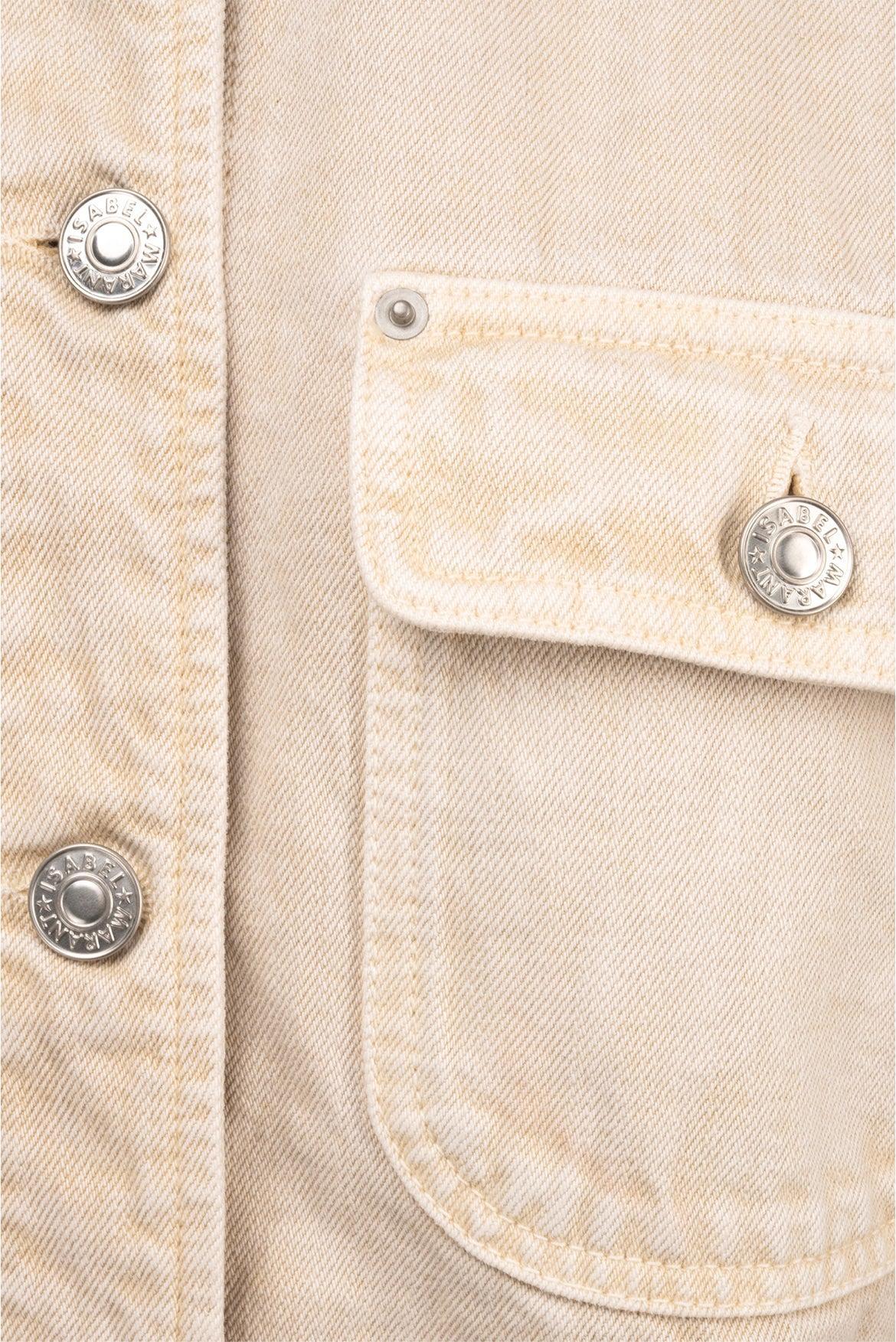 Isabel Marant Etoile Size 36 Tiolana Denim Jacket - Image 3