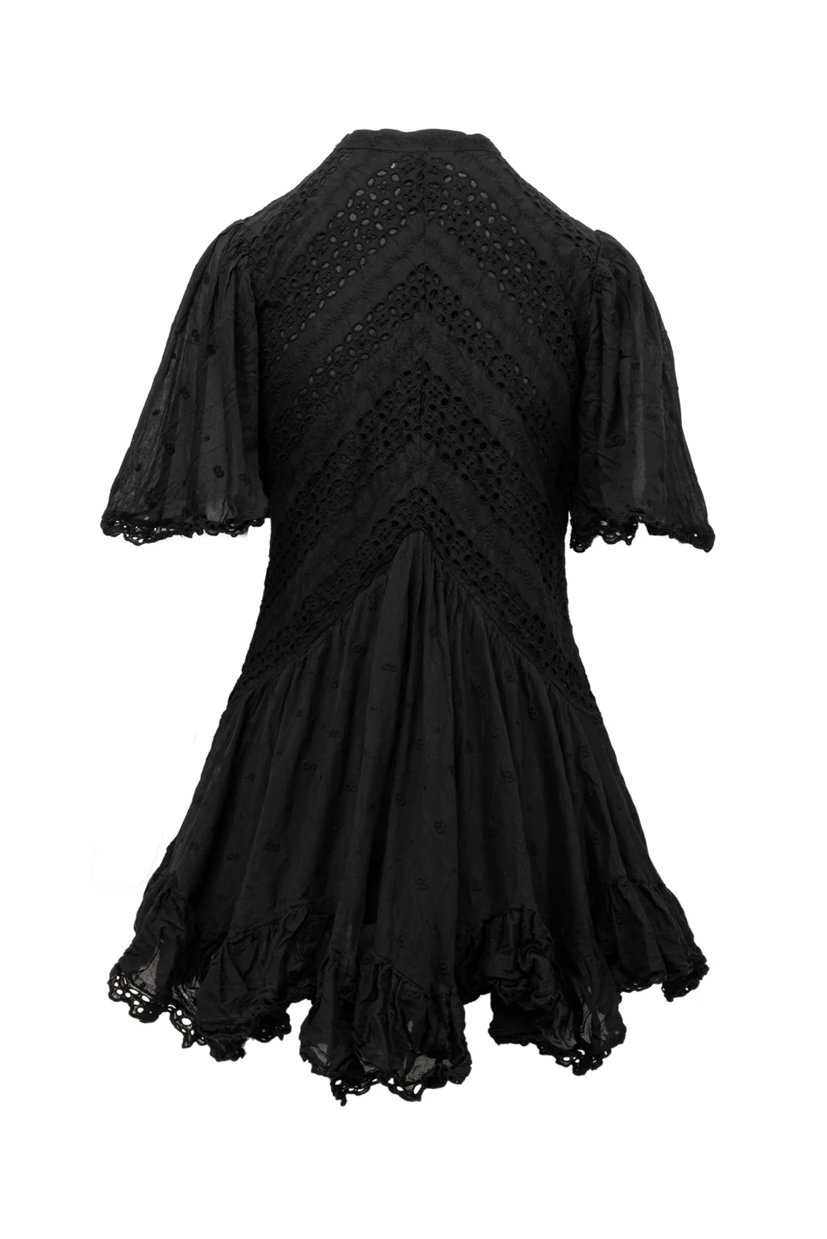 Isabel Marant Etoile Size 38 Slayae Embroidered Cotton Mini Dress - Image 2