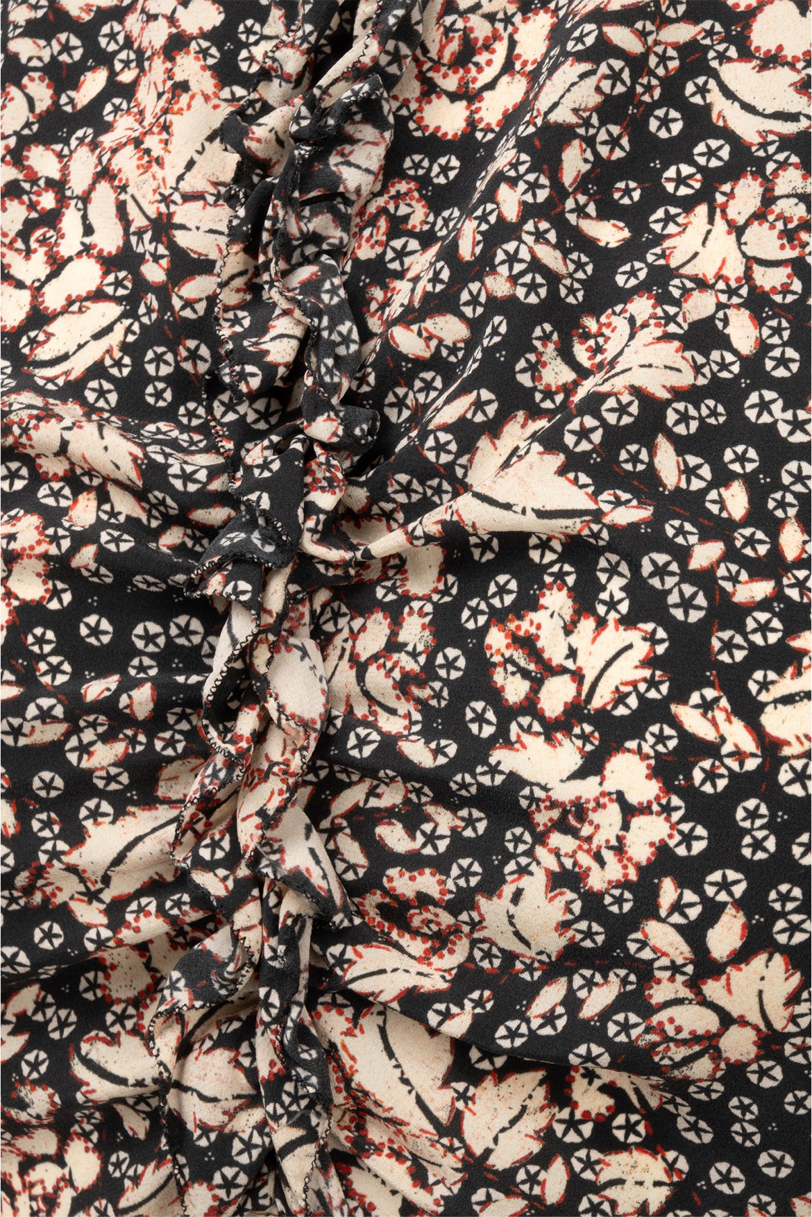 Isabel Marant Size 34 Ruched Silk Dress - Image 3