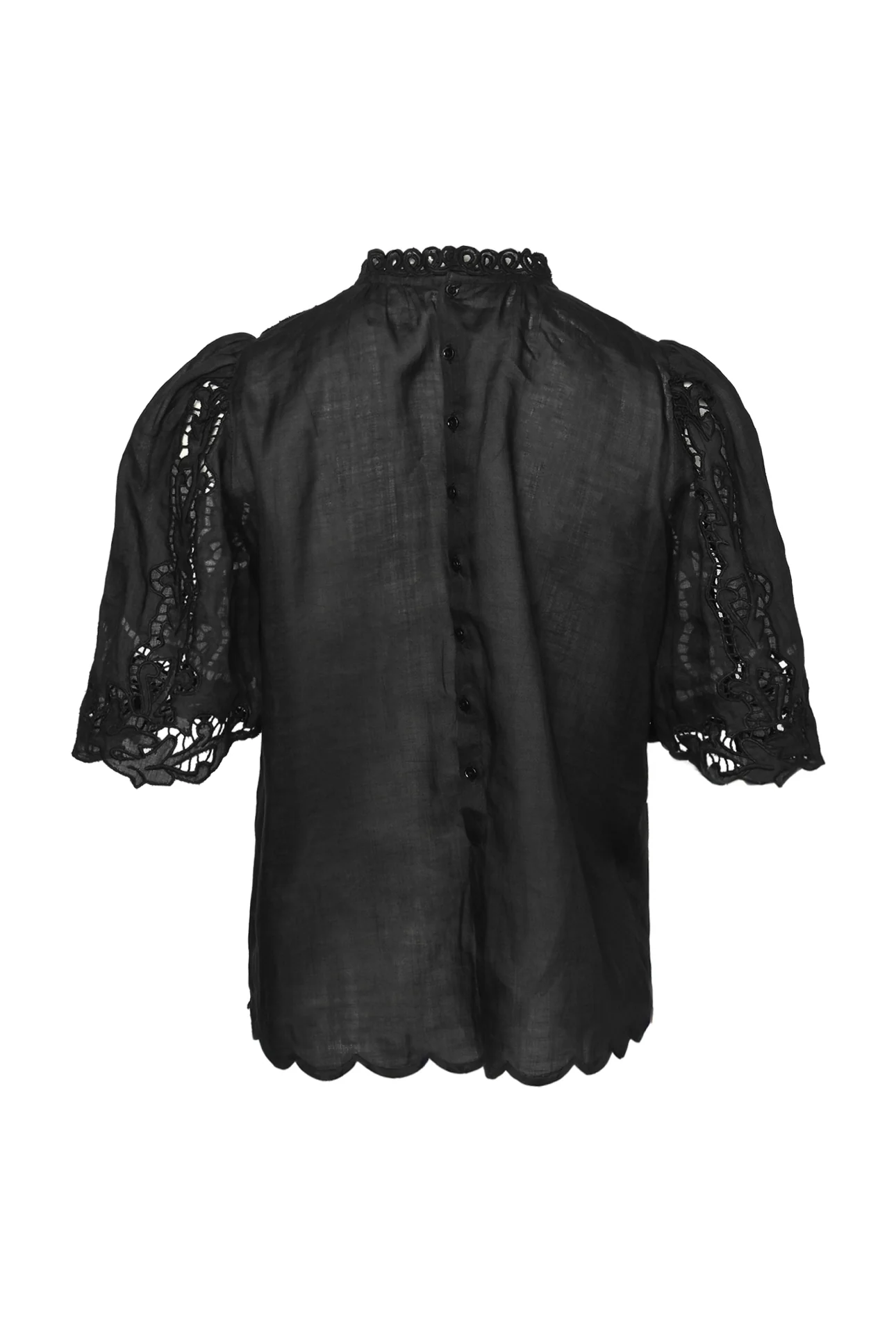 Isabel Marant Size 36 Eyelet Short Sleeve Tops - Image 2