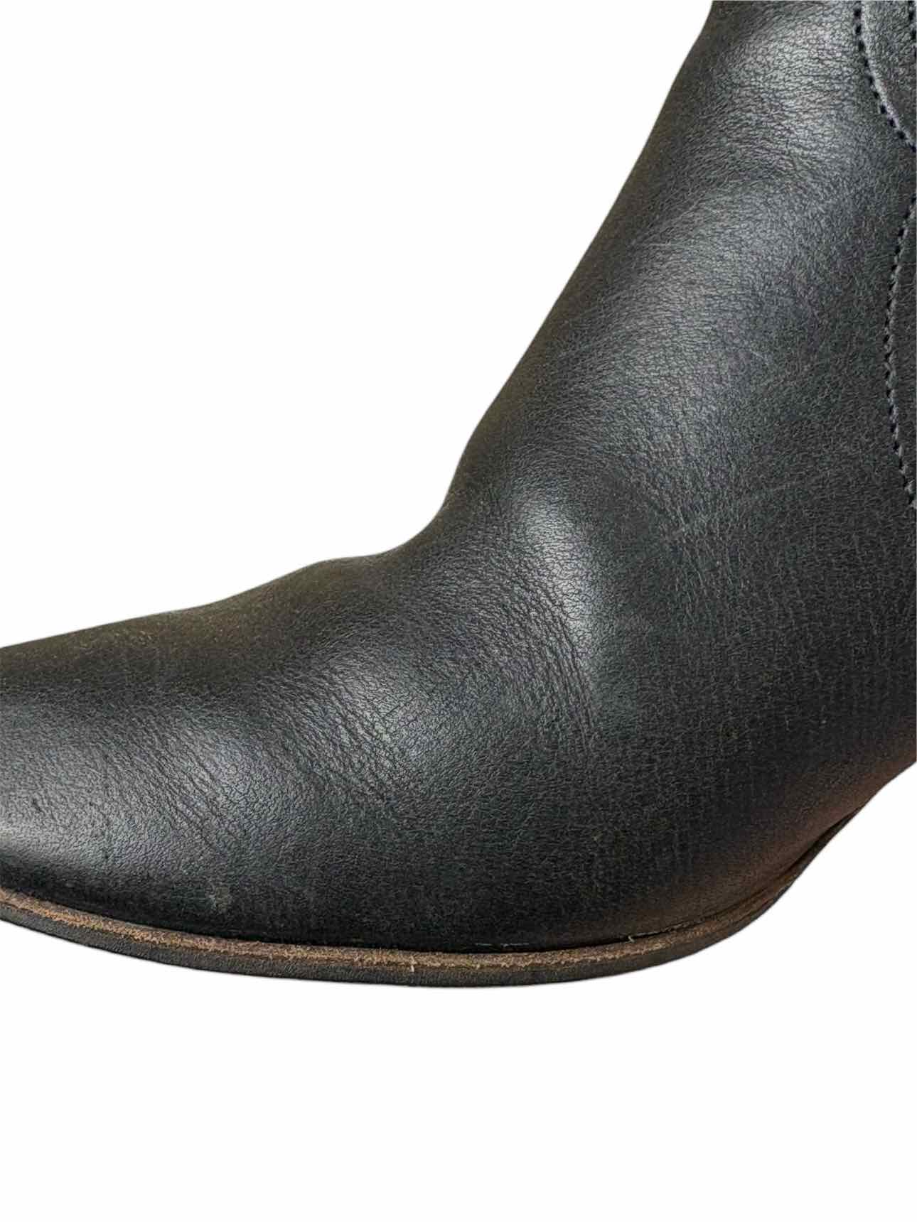 Isabel Marant Size 37 Leather Western Ankle Boots - Image 11