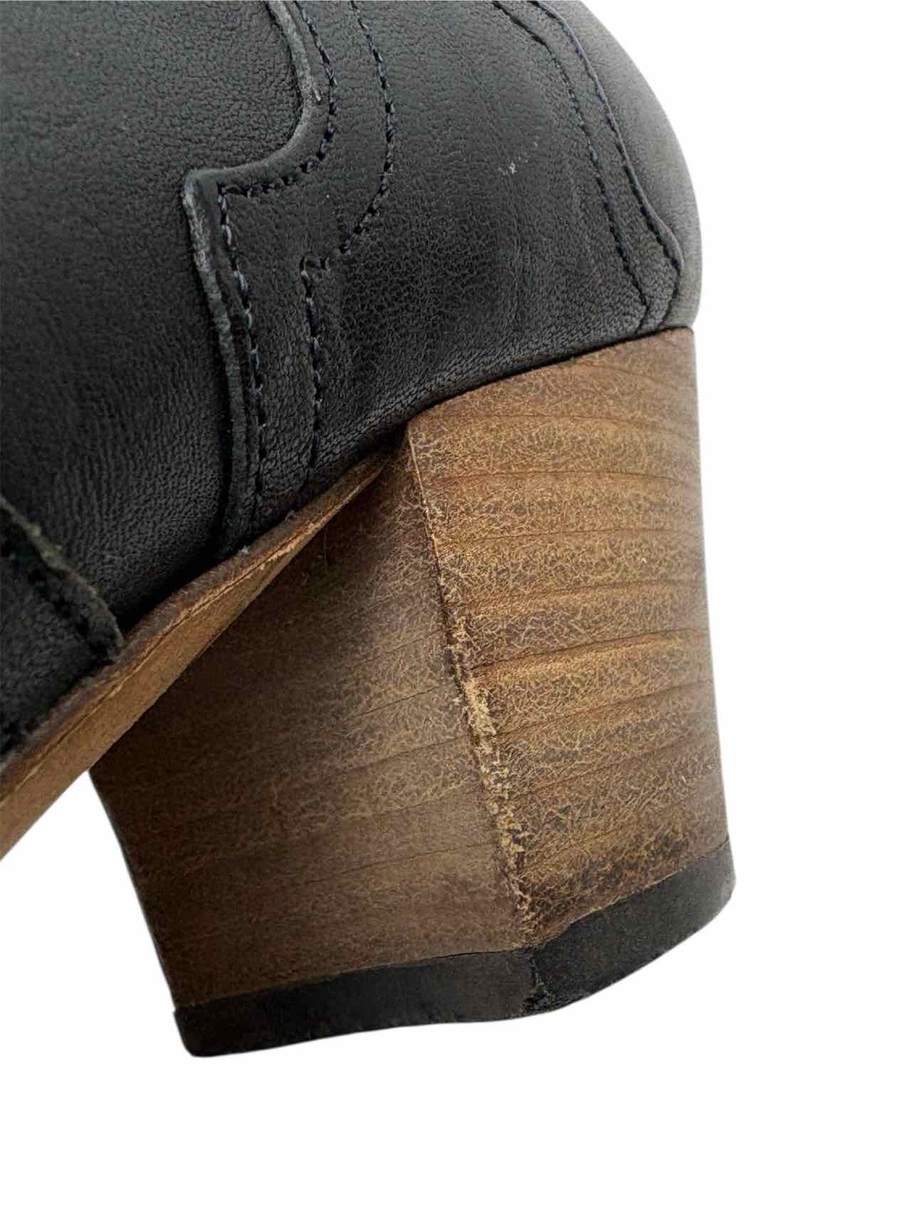 Isabel Marant Size 37 Leather Western Ankle Boots - Image 13