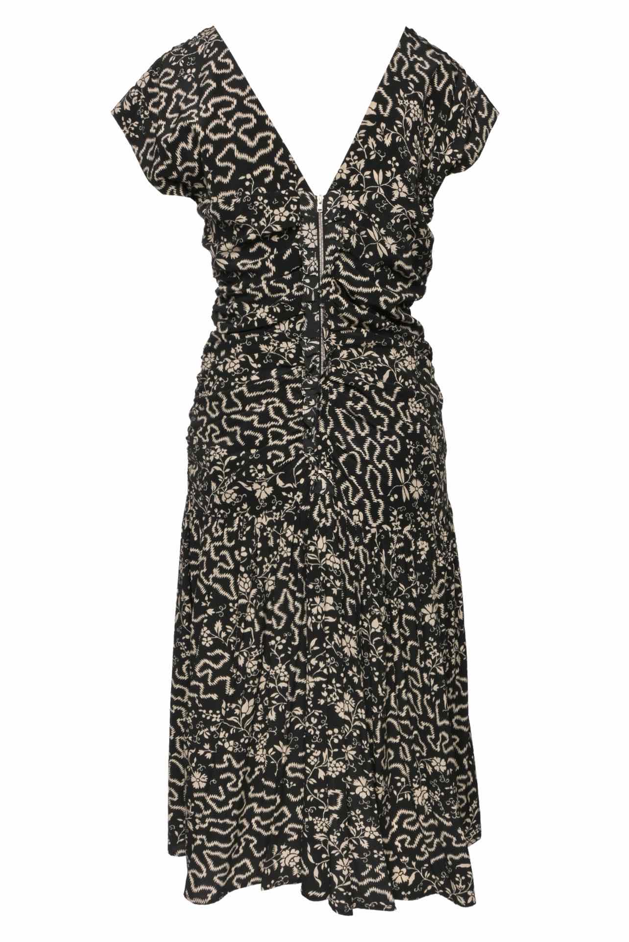 Isabel Marant Size 40 Pattern Midi Dress - Image 2